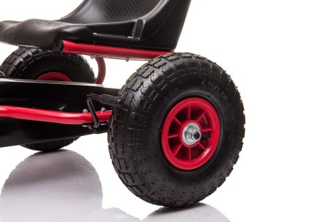 Gokart na Pedały AIR PerHour dla dzieci Czerwony + Hamulec ręczny + Pompowane koła + Regulacja siedzenia Gokart na Pedały AIR PerHour dla dzieci Czerwony + Hamulec ręczny + Pompowane koła + Regulacja siedzenia