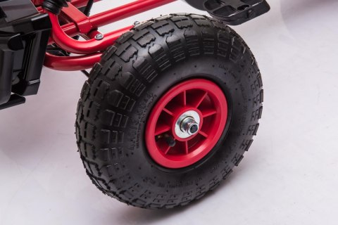 Gokart na Pedały AIR PerHour dla dzieci Czerwony + Hamulec ręczny + Pompowane koła + Regulacja siedzenia Gokart na Pedały AIR PerHour dla dzieci Czerwony + Hamulec ręczny + Pompowane koła + Regulacja siedzenia