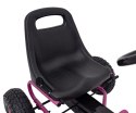 Gokart na Pedały AIR PerHour dla dzieci Różowy + Hamulec ręczny + Pompowane koła + Regulacja siedzenia