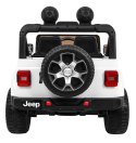 Jeep Wrangler Rubicon na akumulator dla dzieci Biały + Pilot