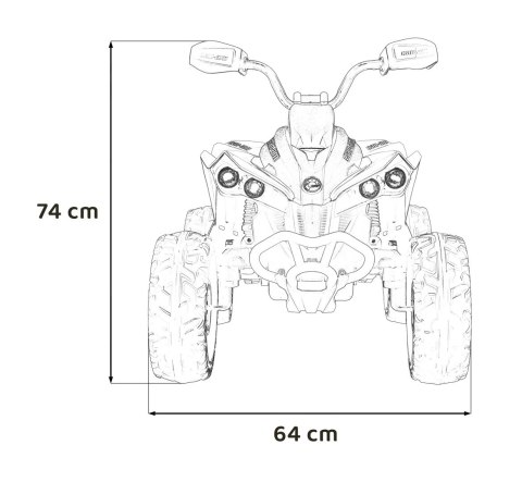 Quad Maverick ATV Khaki Quad Maverick ATV Khaki