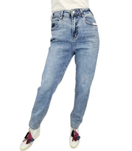 Spodnie jeansowe damskie Jeansy Modne jasnoniebieskie NIA 32?->48