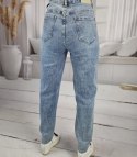 Spodnie jeansowe damskie Jeansy Modne jasnoniebieskie NIA 32?->48