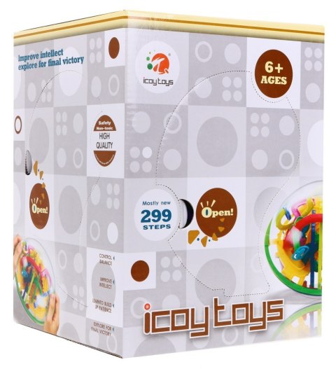 Kula 3D z labiryntami dla dzieci 6+ Prowadzenie kulki + 299 etapów + Gra logiczna i zręcznościowa Kula 3D z labiryntami dla dzieci 6+ Prowadzenie kulki + 299 etapów + Gra logiczna i zręcznościowa