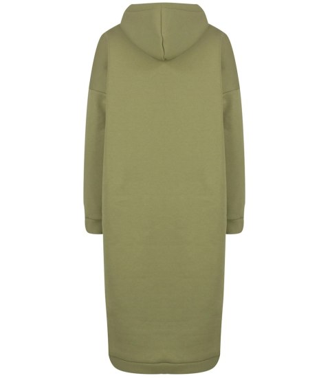 Ciepła bluza damska dresowa Oversize Sukienka Bawełniana INEZ (Zielony) Ciepła bluza damska dresowa Oversize Sukienka Bawełniana INEZ (Zielony)