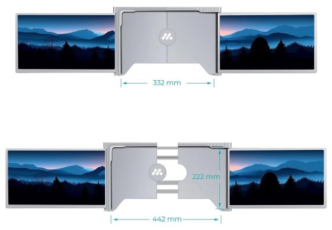 Przenośny monitor LCD Misura 15'' Dual 3M1500S1 1920x1080 Przenośny monitor LCD Misura 15'' Dual 3M1500S1 1920x1080