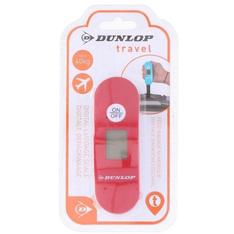 WAGA ELEKTRONICZNA TURYSTYCZNA MAX 40 KG DUNLOP CZERWONA WAGA ELEKTRONICZNA TURYSTYCZNA MAX 40 KG DUNLOP CZERWONA