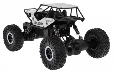 Crawler Monster dla dzieci 6+ Zdalnie sterowany Srebrny model 1:18 Ekstremalna jazda Crawler Monster dla dzieci 6+ Zdalnie sterowany Srebrny model 1:18 Ekstremalna jazda