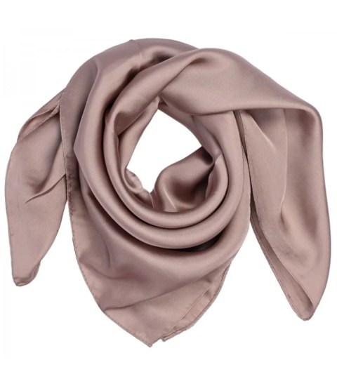 Delikatna gładka chusta chustka szal jednokolorowa elegancka 70x70 cm (Beżowy) Delikatna gładka chusta chustka szal jednokolorowa elegancka 70x70 cm (Beżowy)