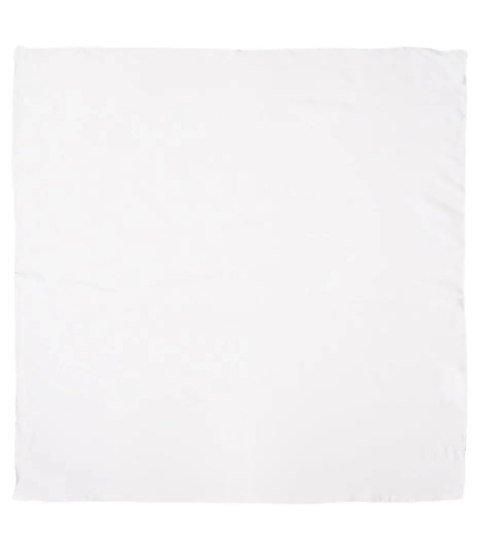 Delikatna gładka chusta chustka szal jednokolorowa elegancka 70x70 cm (Biały) Delikatna gładka chusta chustka szal jednokolorowa elegancka 70x70 cm (Biały)