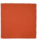Delikatna gładka chusta chustka szal jednokolorowa elegancka 70x70 cm (Pomarańczowy)