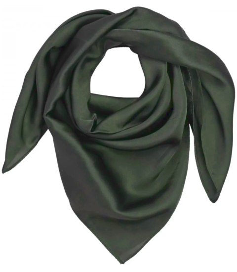 Delikatna gładka chusta chustka szal jednokolorowa elegancka 70x70 cm (Zielony) Delikatna gładka chusta chustka szal jednokolorowa elegancka 70x70 cm (Zielony)