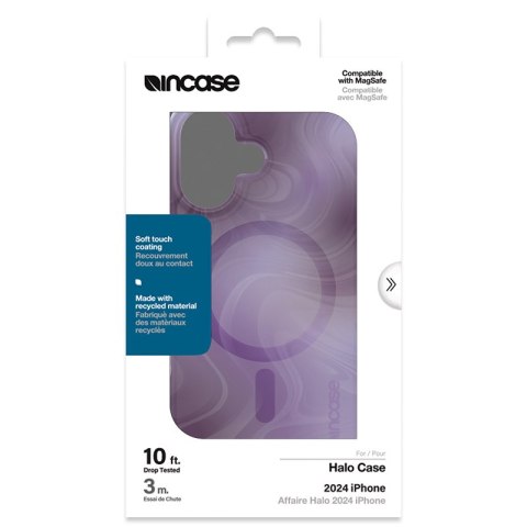 Incase Halo Case MagSafe - Etui iPhone 16 (Oil Slick Lilac) Incase Halo Case MagSafe - Etui iPhone 16 (Oil Slick Lilac)