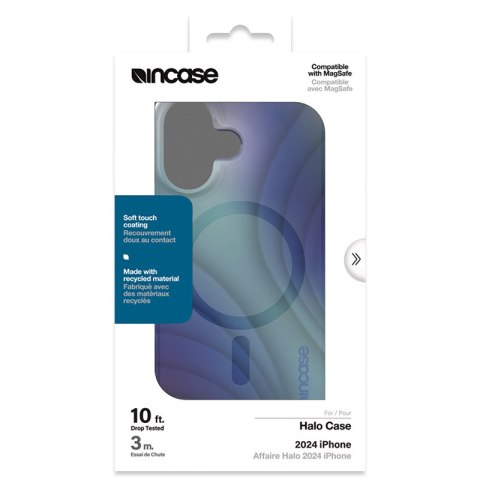 Incase Halo Case MagSafe - Etui iPhone 16 (Tidal Ocean) Incase Halo Case MagSafe - Etui iPhone 16 (Tidal Ocean)