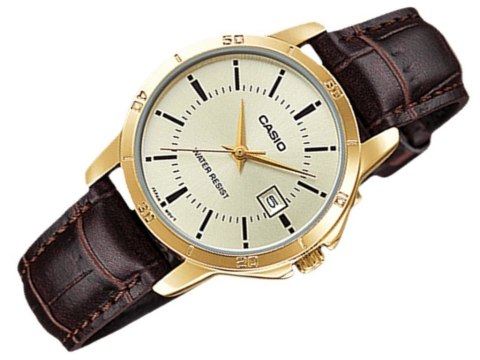 ZEGAREK DAMSKI CASIO LTP-V004GL-9AUDF (zd569d) + BOX ZEGAREK DAMSKI CASIO LTP-V004GL-9AUDF (zd569d) + BOX