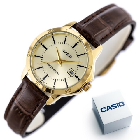 ZEGAREK DAMSKI CASIO LTP-V004GL-9AUDF (zd569d) + BOX ZEGAREK DAMSKI CASIO LTP-V004GL-9AUDF (zd569d) + BOX