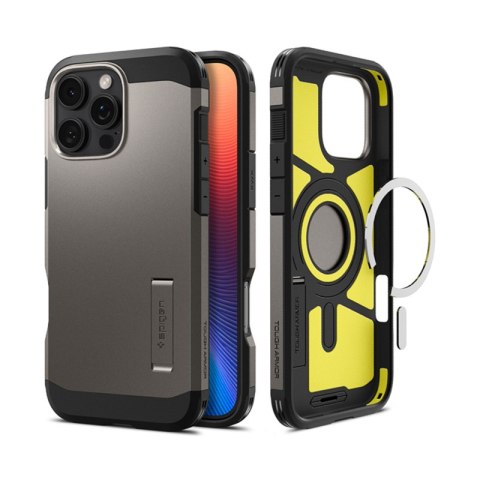 SPIGEN TOUGH ARMOR MAG MAGSAFE IPHONE 16 PRO GUNMETAL SPIGEN TOUGH ARMOR MAG MAGSAFE IPHONE 16 PRO GUNMETAL