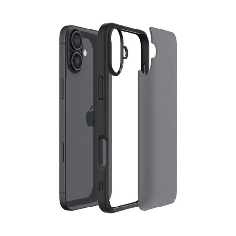 SPIGEN ULTRA HYBRID IPHONE 16 FROST BLACK SPIGEN ULTRA HYBRID IPHONE 16 FROST BLACK