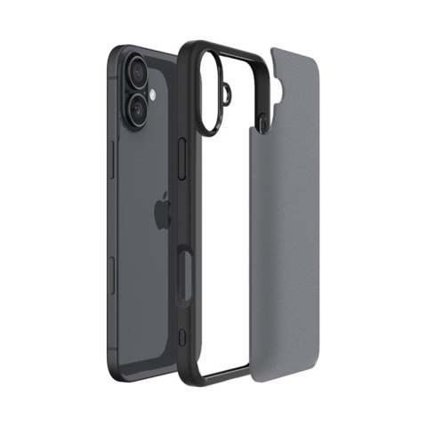 SPIGEN ULTRA HYBRID IPHONE 16 FROST BLACK SPIGEN ULTRA HYBRID IPHONE 16 FROST BLACK