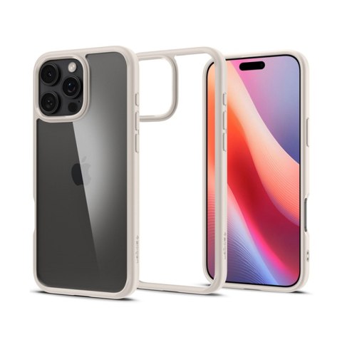 SPIGEN ULTRA HYBRID IPHONE 16 PRO NATURAL TITANIUM SPIGEN ULTRA HYBRID IPHONE 16 PRO NATURAL TITANIUM