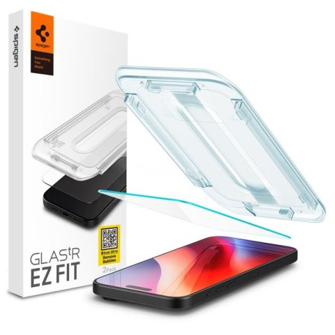SZKŁO HARTOWANE SPIGEN GLAS.TR "EZ FIT" IPHONE 16 PRO MAX CLEAR SZKŁO HARTOWANE SPIGEN GLAS.TR "EZ FIT" IPHONE 16 PRO MAX CLEAR