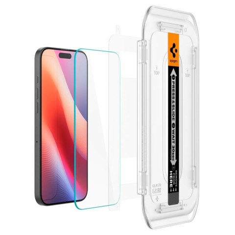 SZKŁO HARTOWANE SPIGEN GLAS.TR "EZ FIT" IPHONE 16 PRO MAX CLEAR SZKŁO HARTOWANE SPIGEN GLAS.TR "EZ FIT" IPHONE 16 PRO MAX CLEAR