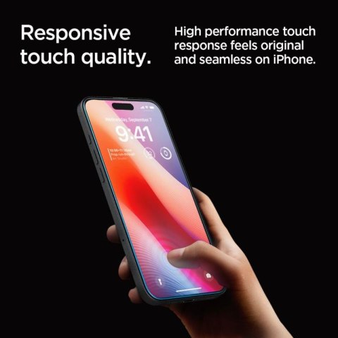 SZKŁO HARTOWANE SPIGEN GLAS.TR "EZ FIT" IPHONE 16 PRO MAX CLEAR SZKŁO HARTOWANE SPIGEN GLAS.TR "EZ FIT" IPHONE 16 PRO MAX CLEAR