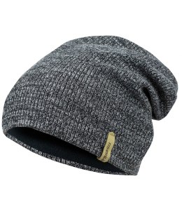 Ciepła męska czapka Klasyczna beanie z polarem Modna (Czarny)