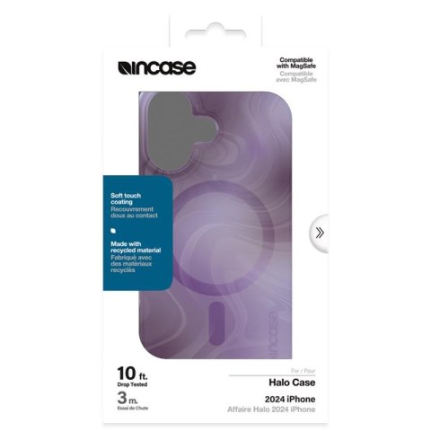 Incase Halo Case MagSafe - Etui iPhone 16 (Oil Slick Lilac) Incase Halo Case MagSafe - Etui iPhone 16 (Oil Slick Lilac)