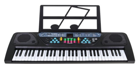 Keyboard z trybem nauki dla dzieci 5+ Stojak na nuty Mikrofon + Nagrywanie - model nr 6161 Keyboard z trybem nauki dla dzieci 5+ Stojak na nuty Mikrofon + Nagrywanie - model nr 6161