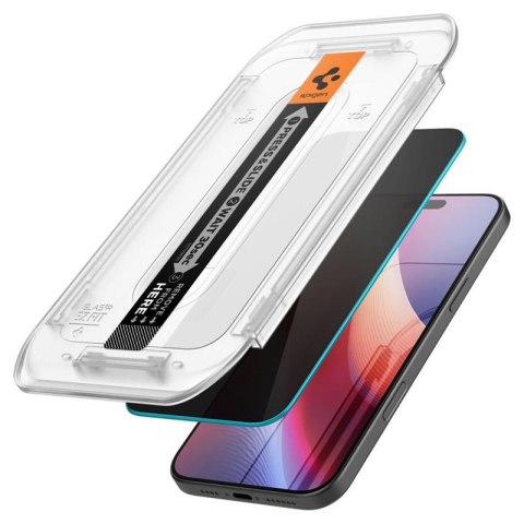 SZKŁO PRYWATYZUJĄCE SPIGEN GLAS.TR "EZ FIT" 2-PACK IPHONE 16 PRO PRIVACY SZKŁO PRYWATYZUJĄCE SPIGEN GLAS.TR "EZ FIT" 2-PACK IPHONE 16 PRO PRIVACY