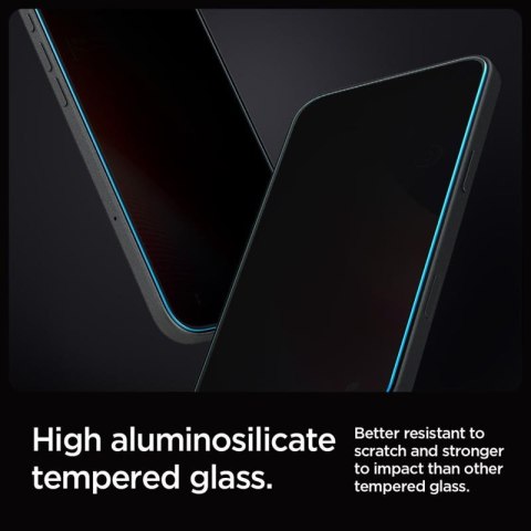 SZKŁO PRYWATYZUJĄCE SPIGEN GLAS.TR "EZ FIT" 2-PACK IPHONE 16 PRO PRIVACY SZKŁO PRYWATYZUJĄCE SPIGEN GLAS.TR "EZ FIT" 2-PACK IPHONE 16 PRO PRIVACY