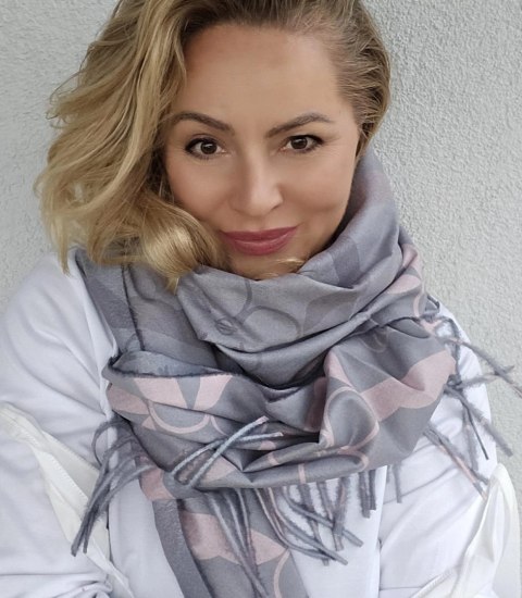 Szal szalik Chusta Stylowy ciepły abstrakcyjny miękki gładki 180x70 cm (Szary || Wielokolorowy) Szal szalik Chusta Stylowy ciepły abstrakcyjny miękki gładki 180x70 cm (Szary || Wielokolorowy)