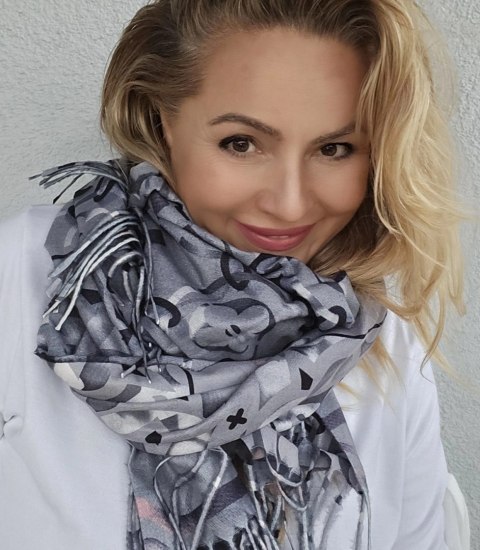 Szal szalik Chusta Stylowy ciepły abstrakcyjny miękki gładki 180x75 cm (Szary || Wielokolorowy) Szal szalik Chusta Stylowy ciepły abstrakcyjny miękki gładki 180x75 cm (Szary || Wielokolorowy)