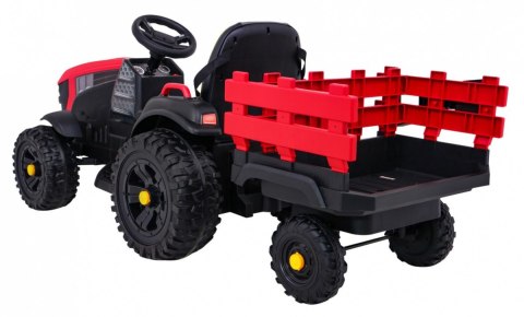 Traktor Titanium Z Przyczepą Czerwony Traktor Titanium Z Przyczepą Czerwony