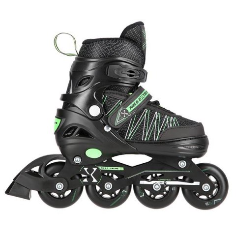 NH11912 A 2w1 BLACK/GREEN ROZM. L(39-42) ŁYŻWOROLKI Z WYM. PŁ. HOKEJOWĄ NILS EXTREME NH11912 A 2w1 BLACK/GREEN ROZM. L(39-42) ŁYŻWOROLKI Z WYM. PŁ. HOKEJOWĄ NILS EXTREME