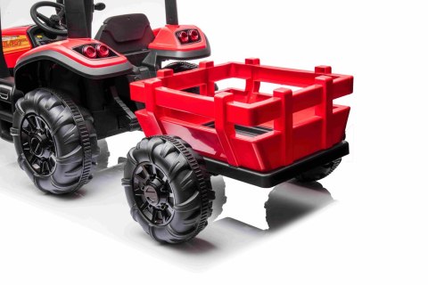 Traktor BLAST Z Przyczepką Czerwony Traktor BLAST Z Przyczepką Czerwony