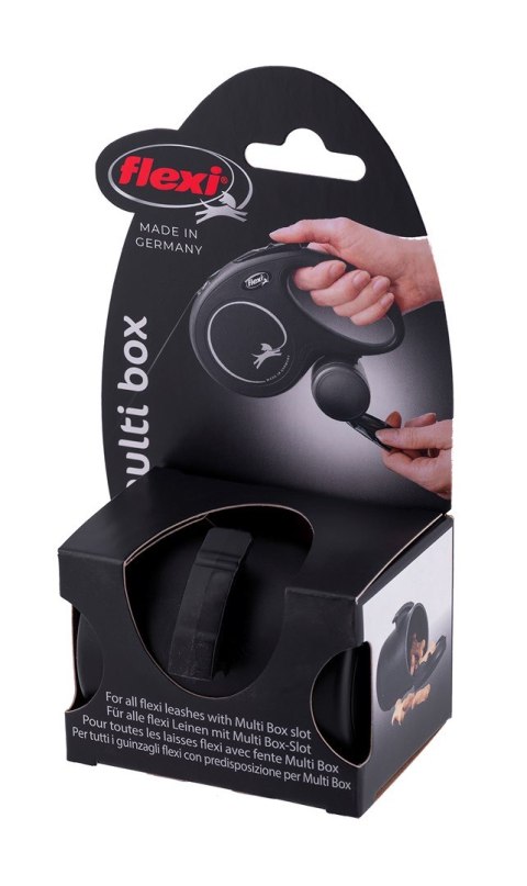 Pojemnik flexi Vario Multi Box - pojemnik na karmę lub woreczki, kolor czarny Pojemnik flexi Vario Multi Box - pojemnik na karmę lub woreczki, kolor czarny
