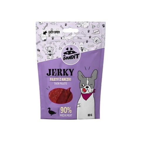 VetExpert Mr. Bandit JERKY filety z kaczki 80g VetExpert Mr. Bandit JERKY filety z kaczki 80g