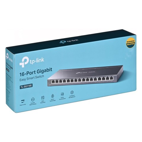 Switch TP-LINK TL-SG116E (16x 10/100/1000Mbps) Switch TP-LINK TL-SG116E (16x 10/100/1000Mbps)