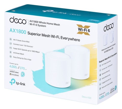 System mesh TP-LINK Deco X20(2-pack) System mesh TP-LINK Deco X20(2-pack)