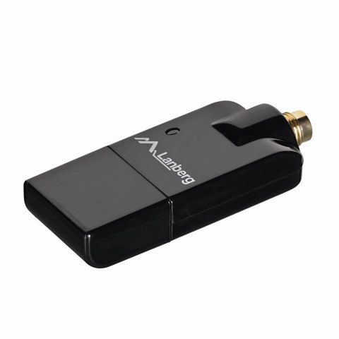 Karta sieciowa Lanberg N300 NC-0300-WIE (USB 2.0, Złącze anteny WiFi) Karta sieciowa Lanberg N300 NC-0300-WIE (USB 2.0, Złącze anteny WiFi)