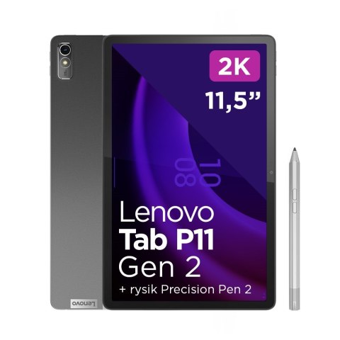 Lenovo Tab P11 MediaTek Helio G99 11.5" 2K IPS 400nits 120Hz Precision Pen 2 6/128GB ARM Mali-G57 Android Storm Grey Lenovo Tab P11 MediaTek Helio G99 11.5" 2K IPS 400nits 120Hz Precision Pen 2 6/128GB ARM Mali-G57 Android Storm Grey