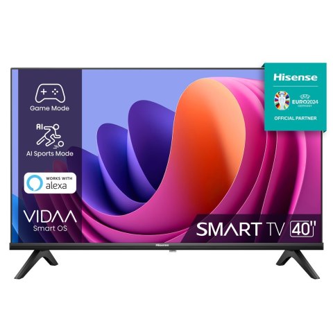 Telewizor Hisense LED 40A4N 40" FullHD Smart TV Wi-Fi Czarny Telewizor Hisense LED 40A4N 40" FullHD Smart TV Wi-Fi Czarny