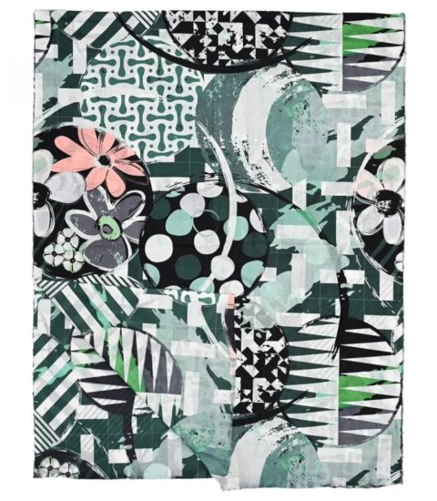 Ciepły stylowy szal szalik Chusta abstrakcyjny miękki gładki 180x75 cm (Zielony || Wielokolorowy) Ciepły stylowy szal szalik Chusta abstrakcyjny miękki gładki 180x75 cm (Zielony || Wielokolorowy)