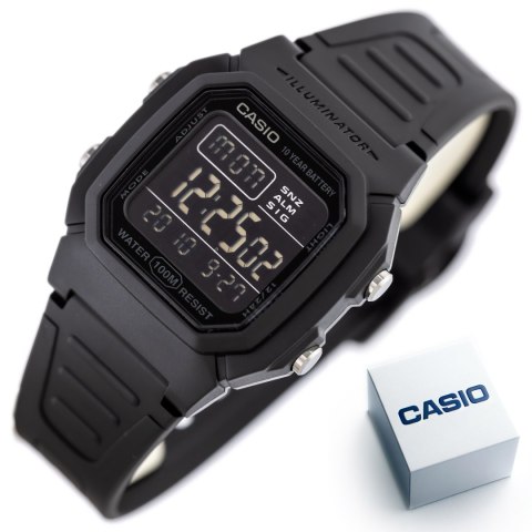 ZEGAREK MĘSKI CASIO W-800H-1BVES KLASYKA + BOX ZEGAREK MĘSKI CASIO W-800H-1BVES KLASYKA + BOX