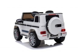 Mercedes AMG G63 dla dzieci Biały + Pilot