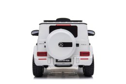 Mercedes AMG G63 dla dzieci Biały + Pilot