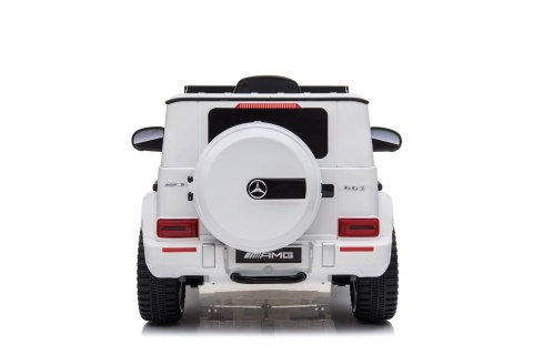 Mercedes AMG G63 dla dzieci Biały + Pilot Mercedes AMG G63 dla dzieci Biały + Pilot