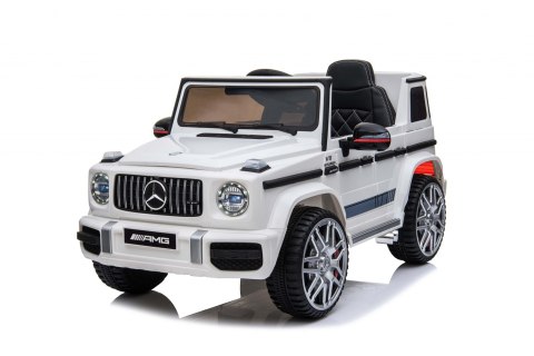 Mercedes AMG G63 dla dzieci Biały + Pilot Mercedes AMG G63 dla dzieci Biały + Pilot